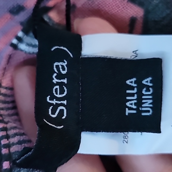 Sfera Striped Lightweight Gauzy Scarf Bohemian Indie Boho - Picture 4 of 6